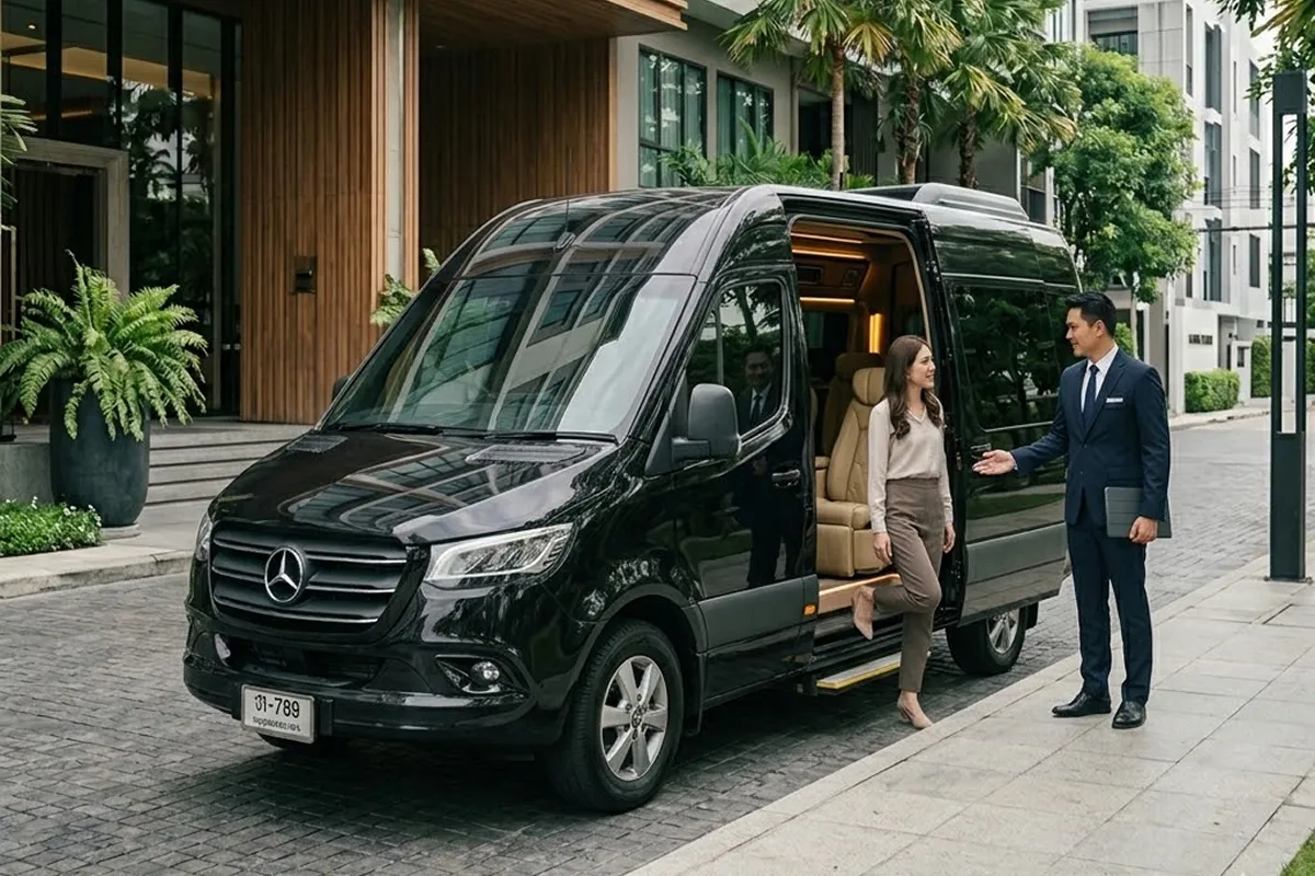 บริการเช่า Benz Sprinter พร้อมคนขับ