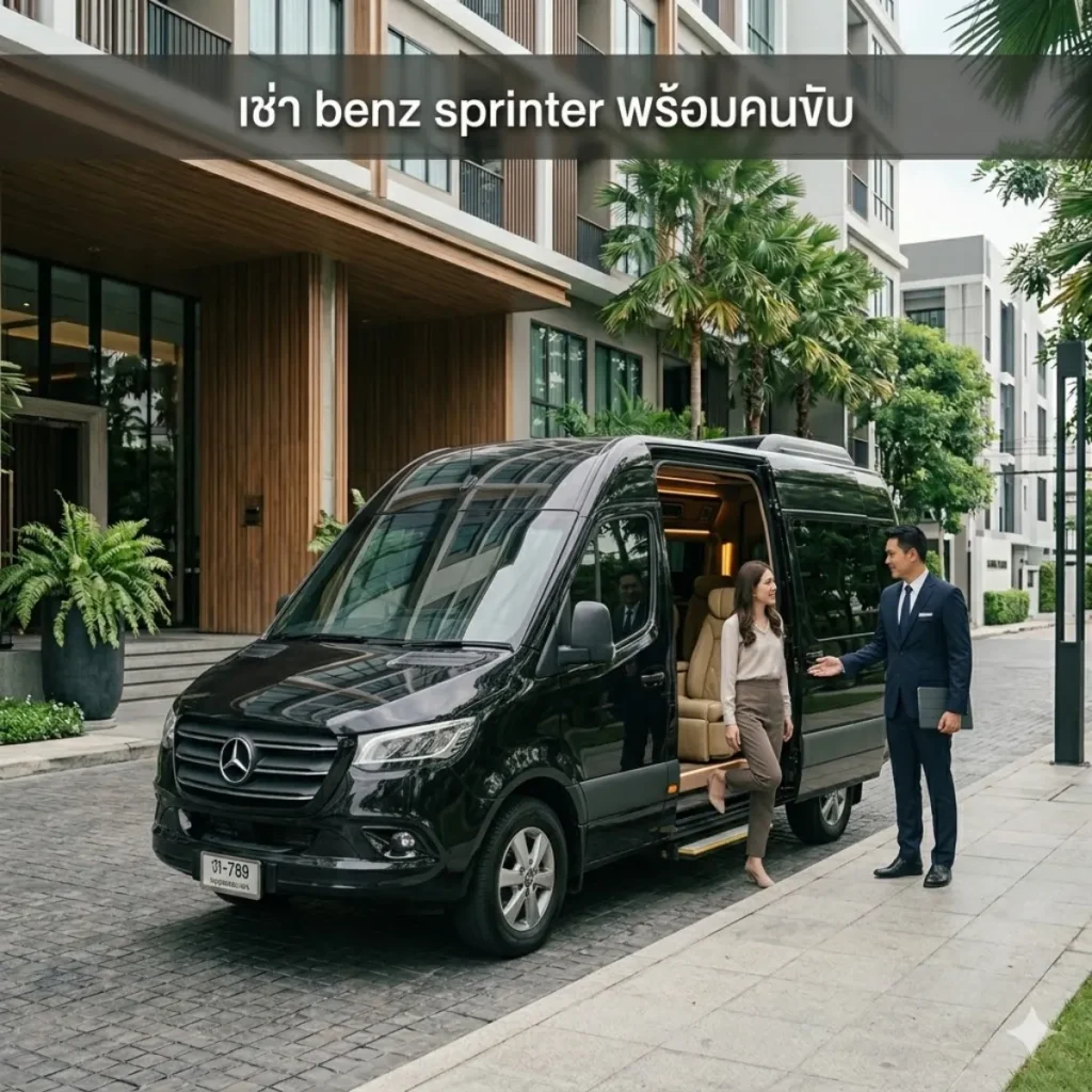 บริการเช่า Benz Sprinter พร้อมคนขับ