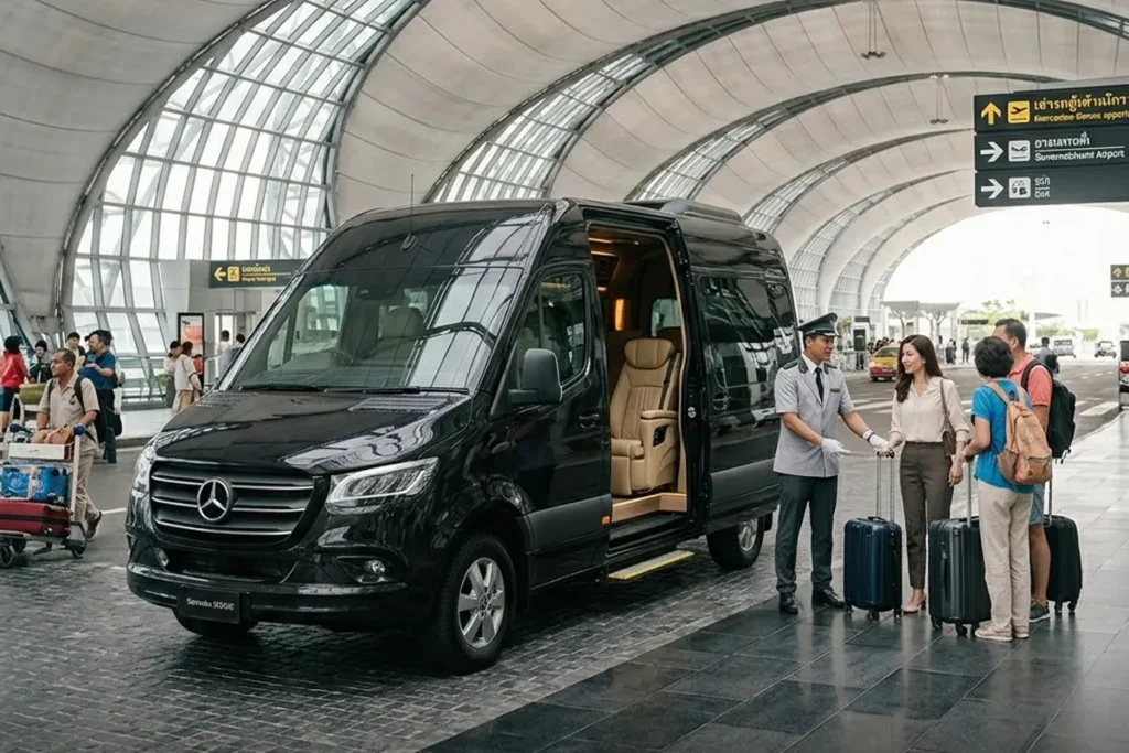 บริการให้เช่า benz sprinter พร้อมคนขับ