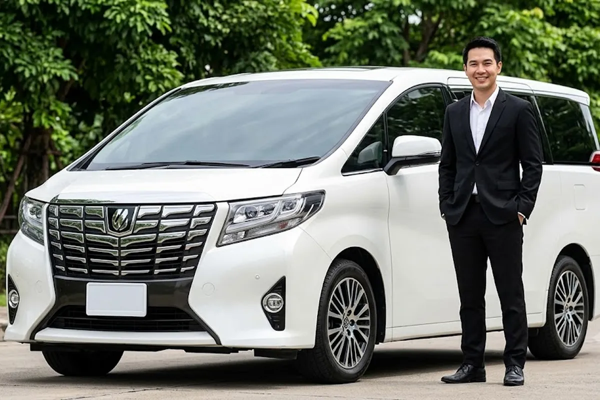 บริการเช่ารถตู้ VIP Toyota Alphard พร้อมคนขับมืออาชีพ